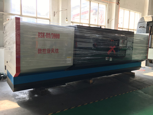 2臺大型數(shù)控旋風銑完美交機